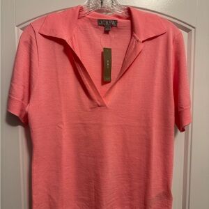 J. Crew Coral Short Sleeve Women's Tee